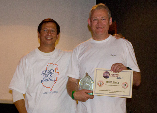 Third place, Garry Speight
