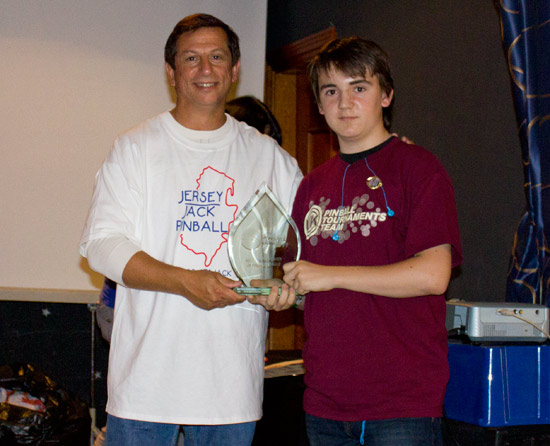 UK Pinball League, best young player - Martyn Raison