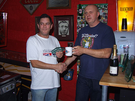 Fourth placed Adrian Cooper