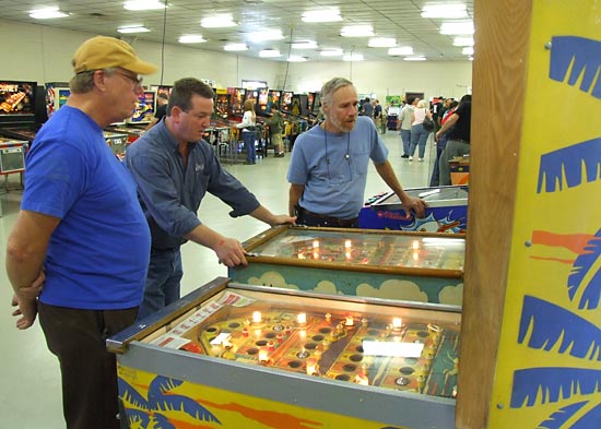 The bingo machines