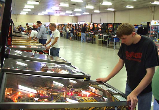 The show floor