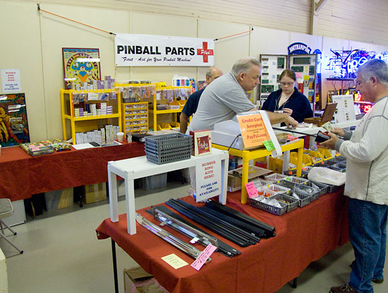 Pinball Parts Plus's stand
