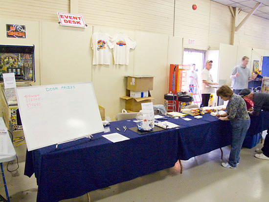 The event desk