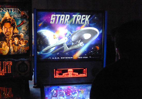 This Stern Star Trek also had a custom translite