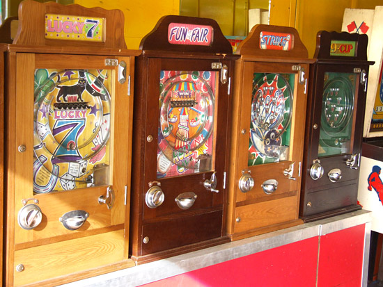 Allwins in the Coney Island arcade