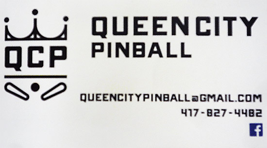 Queen City Pinball supplies the games