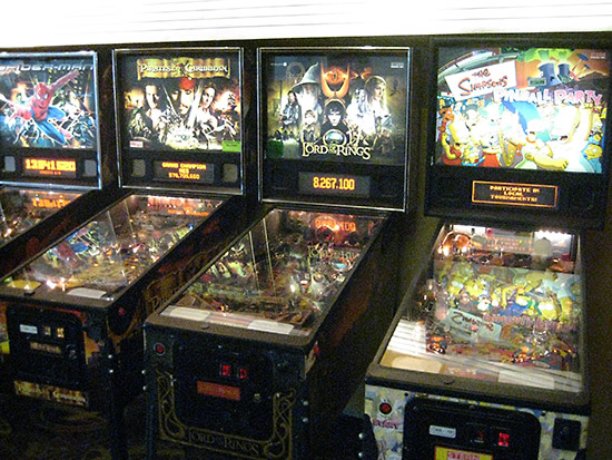 Pirates of the Caribbean, The Lord of the Rings and The Simpsons Pinball Party