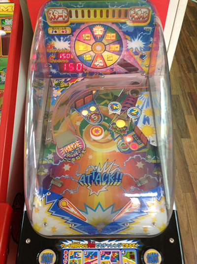 The mini-pinball game