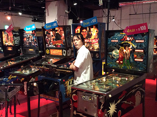 Mr Tanimura the arcade manager
