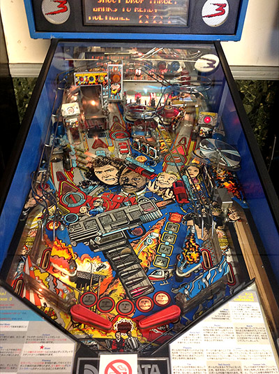 The Lethal Weapon 3's playfield