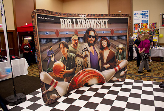 Part of the Dutch Pinball stand at Pinball Expo
