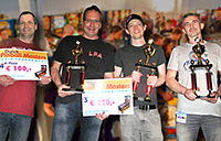The top four in the Dutch Pinball Masters 2017