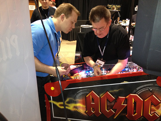 Steve Ritchie and Paul Mandeltort make sure the Premium AC/DC is just right