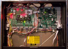 Inside the backbox