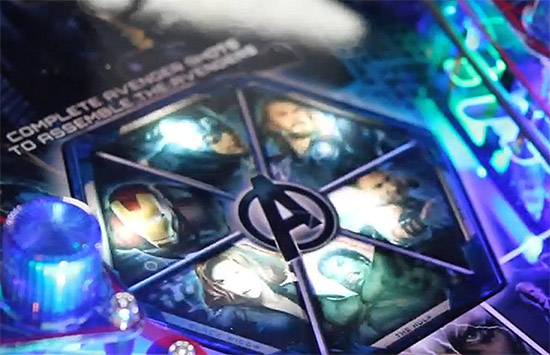 Complete the Avenger's shots to light their insert