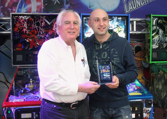 Second place, Daniele Acciari