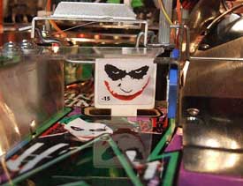 The Joker drop target