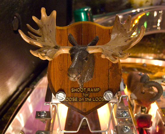 The moose trophy sign