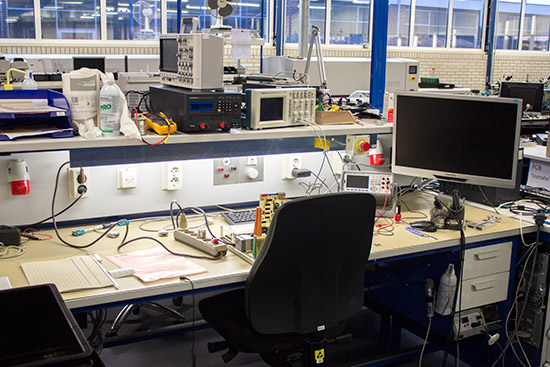 The electronics manufacturing area