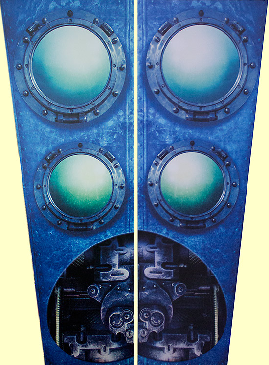 The backbox sides