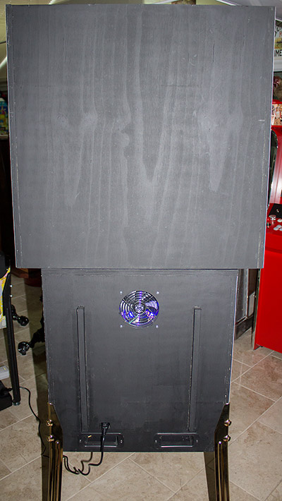 The back of the machine