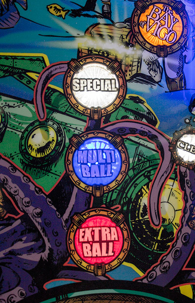 Three playfield award inserts