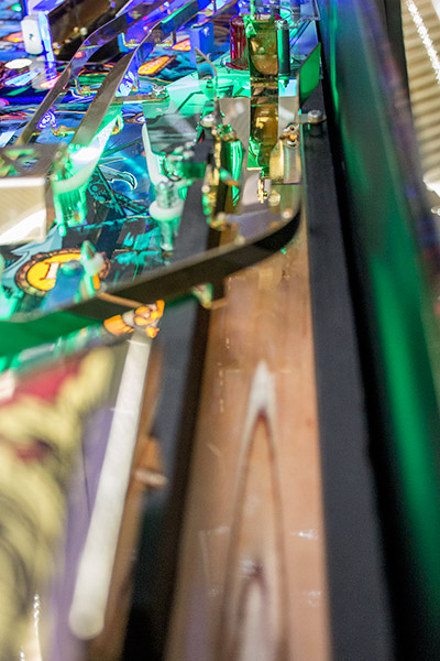 The ball shooter lane