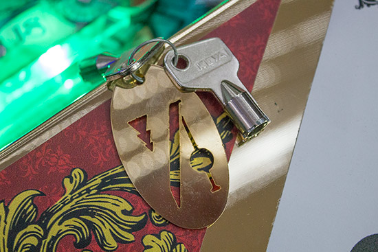 The laser-cut key fob