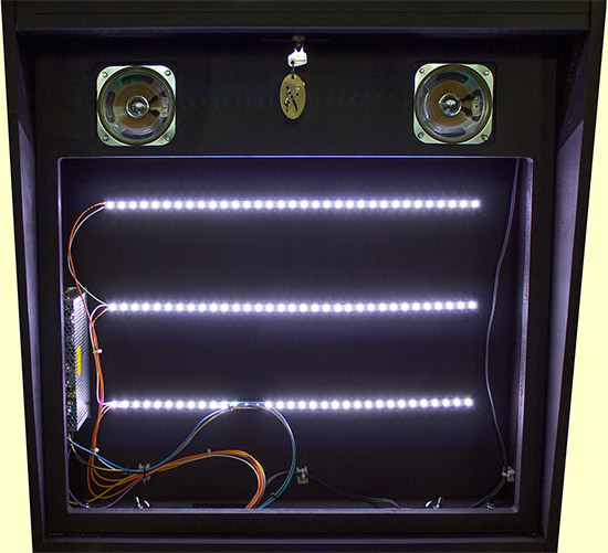 Inside the backbox