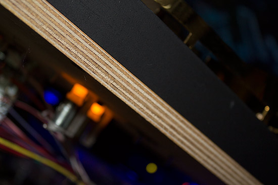 The playfield plywood