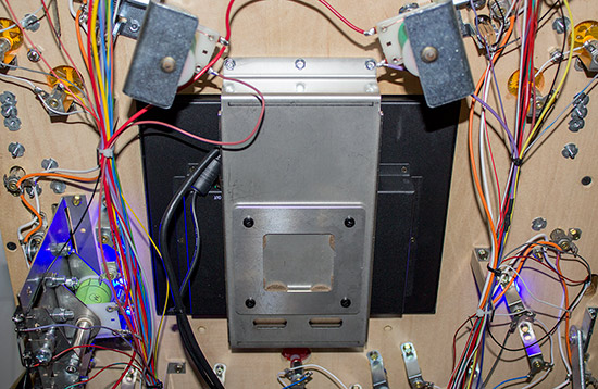 The in-playfield display panel