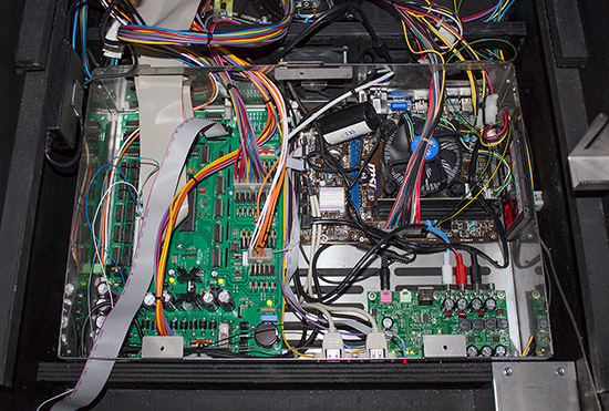 Inside the metal box