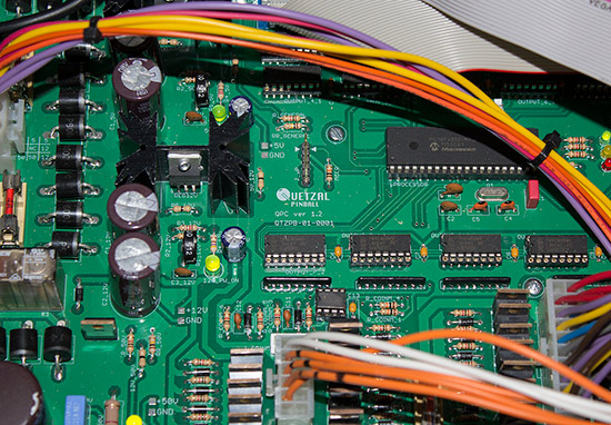 The Quetzal Pinball Controller board