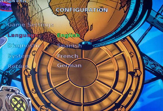 The four supported languages