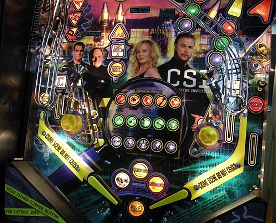 A closer look at the lower playfield