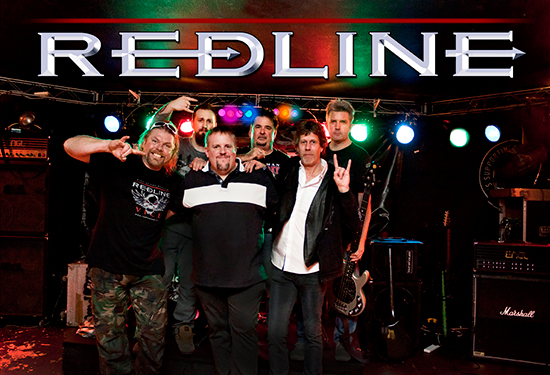 Andrew with the band