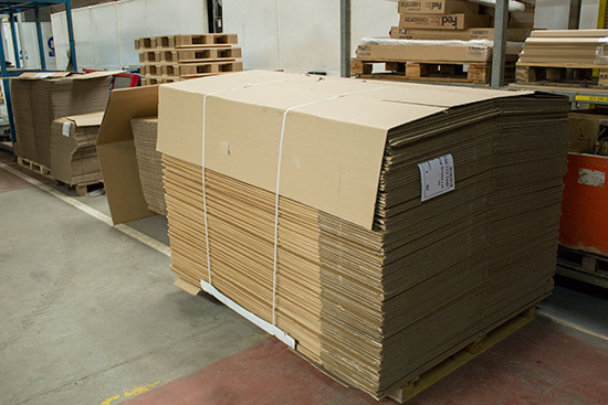 Enough packing material for 100 machines