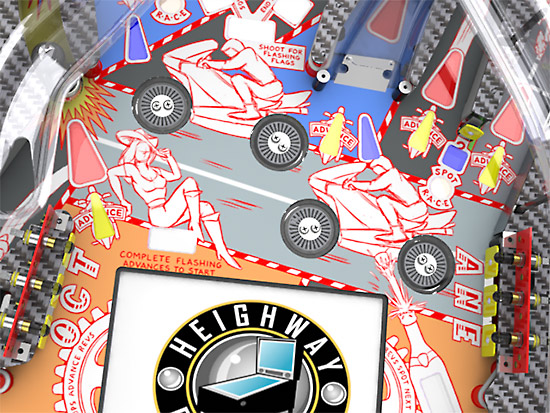 The spinning bumper locations
