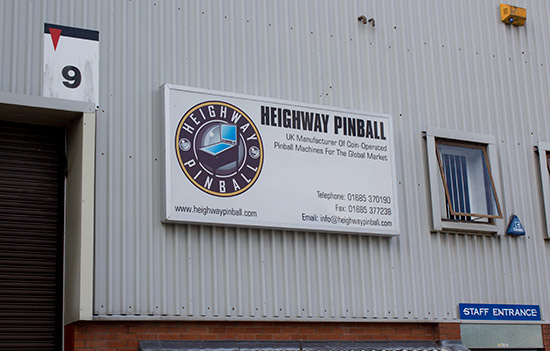 Yes, it's a pinball factory.  In the UK.