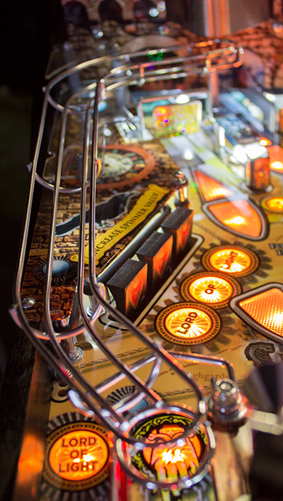The wireform from the upper playfield