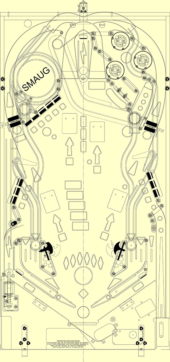 The full playfield for The Hobbit