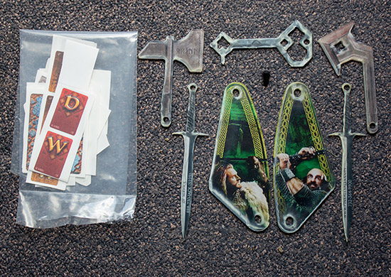 Spare plastics and decals
