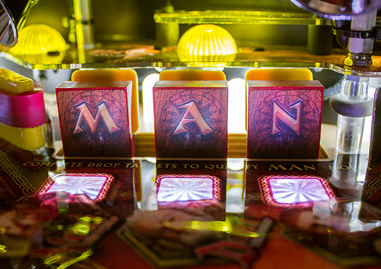 The M-A-N drop targets
