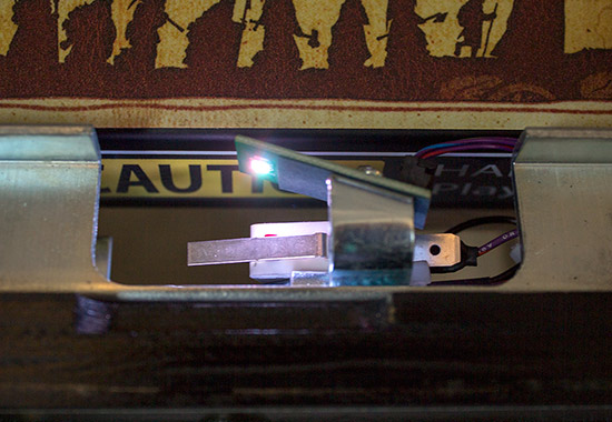 The ring button switch and LED