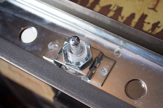 The bottom of the ring button