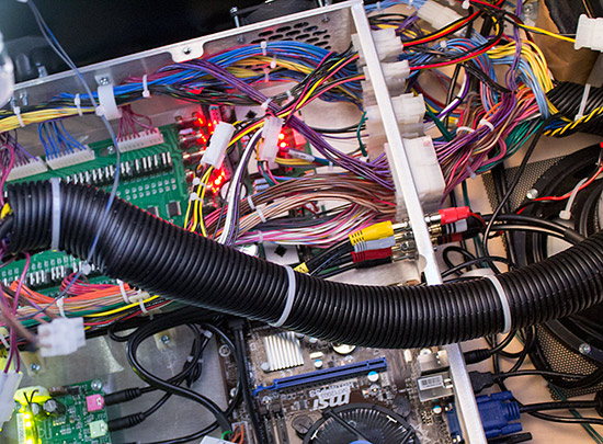 Connections to the metal box