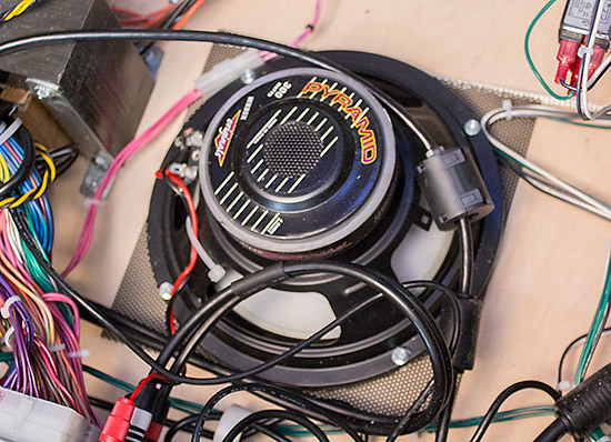 The cabinet speaker