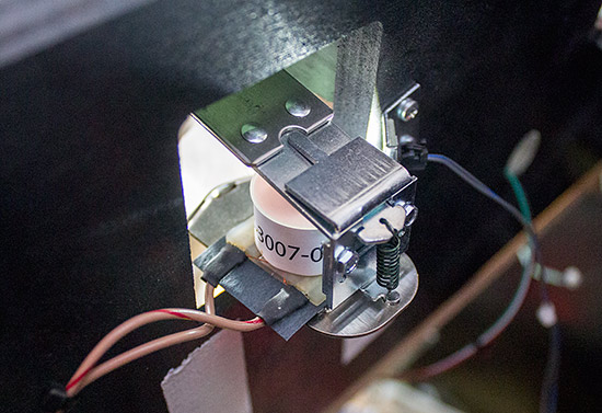 The ramp diverter solenoid