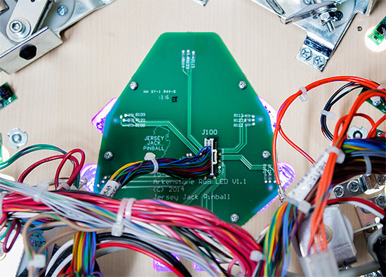 The Arkenstone insert RGB LED board