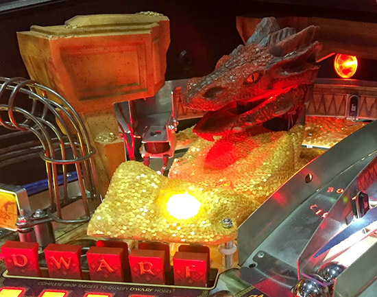 LEDs illuminate Smaug